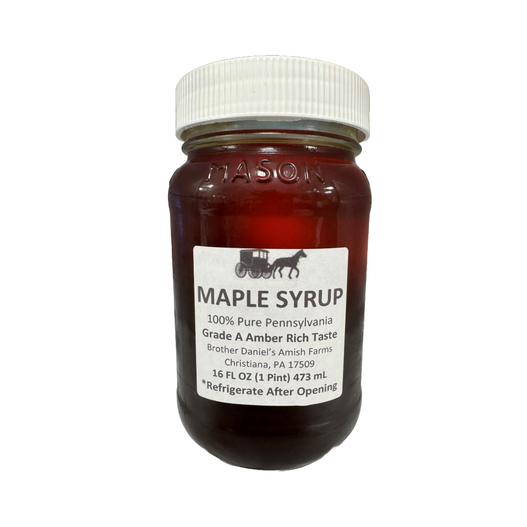 Local Pure Amish Maple Syrup 16oz