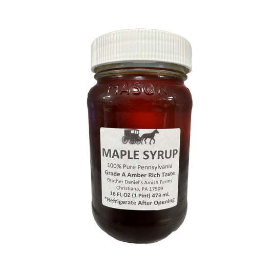 Local Pure Amish Maple Syrup 16oz